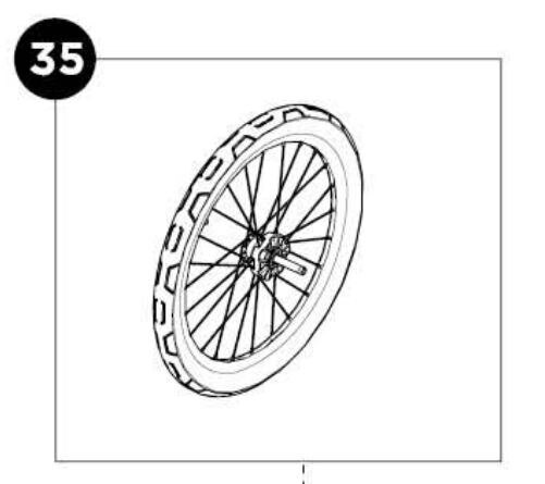 Thule Chariot Sport Gen3 20" Hjul For Thule Chariot Sport vogner (2024-X) 