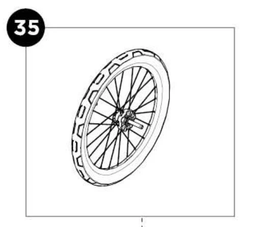 Thule Chariot Sport Gen3 20" Hjul För Thule Chariot Sport vagnar (2024-X) 