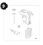 Thule Bike Arm Head Sykkelfeste Reservedel til Thule Sykkelplatformer