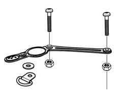 Thule Hitch Strap Replacement Kit Chariot Coaster XT