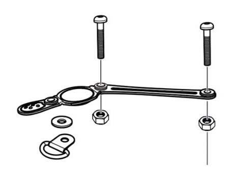 Thule Hitch Strap Replacement Kit Chariot Coaster XT 