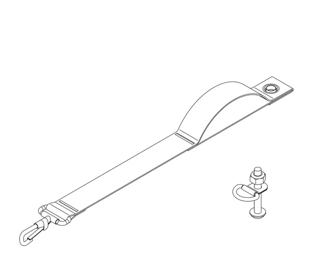 Thule Hitch Backup Strap Kit Til Chariot Sport, Cross, Lite og Cab 