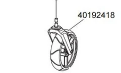 Thule Coaster XT reservedel #40192418 Til hjul