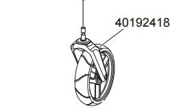 Thule Coaster XT reservedel #40192418 Til hjul 
