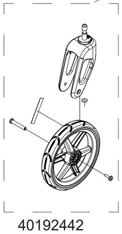 Thule Chariot Trillehjul Reservehjul, fra 2017 ->