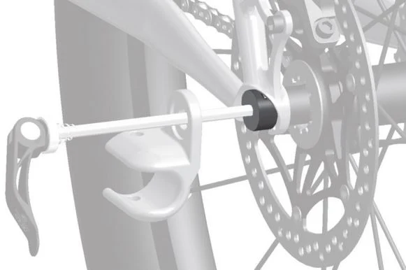 Thule Drop Out Adapter For henger på sykler med Hooded dropouts 