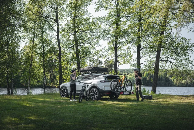 Thule Velospace 3 Sykkelstativ 2(3) sykler, Tilhengerfeste 