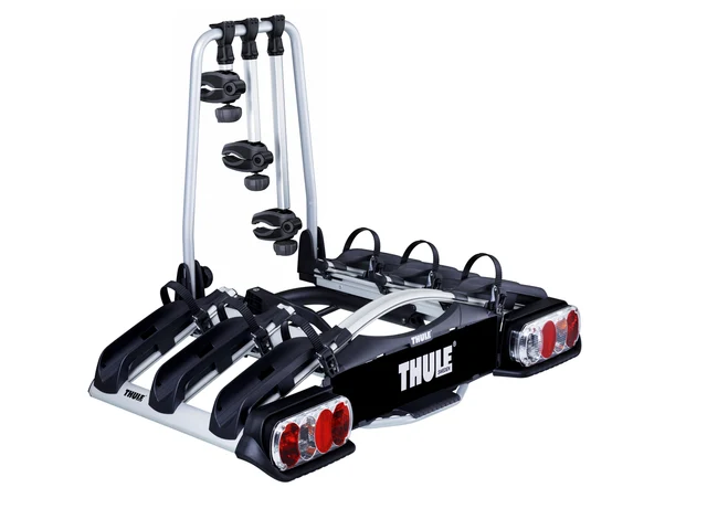 Thule Euroway G2 Cykelställ 3 cyklar 3 cyklar, 13-Pin, Dragkrok monterad 