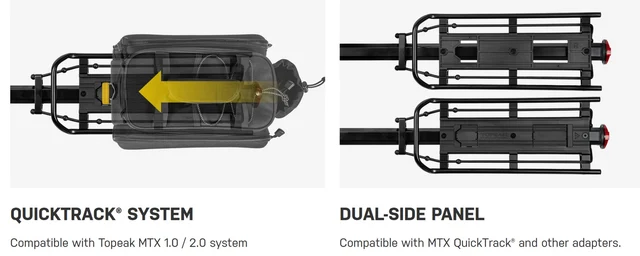 Topeak MTX BeamRack II V Pakethållare V typ, Perfekt för 29" och gravel 
