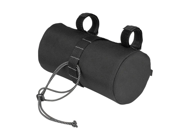 Topeak Tubular Barbag Styreveske Sort, 1.5L, Stropper, 128g 