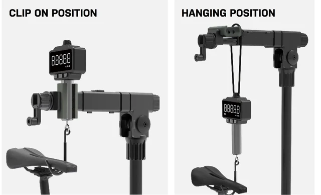 Topeak Team Issue Sykkelvekt 4,5” LCD-skjerm, Opptil 35 mg 