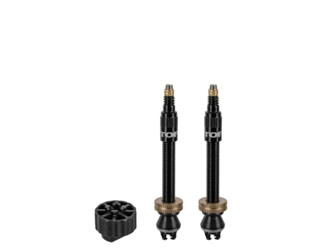 Topeak TurboFlow Ventil Kit Flere lengder, Tettfri design