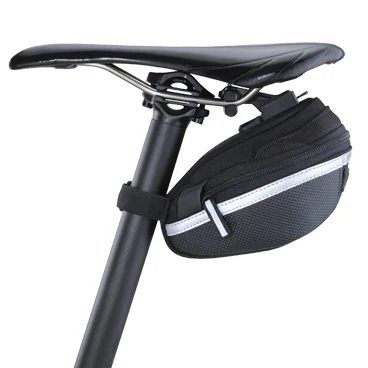 Topeak Wedge Pack II S Sadelväska Svart, 0,80 liter, Regnskydd, 135gr 