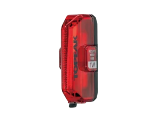 Topeak Redlite Aero USB 1W Baklampa R&#246;d, 55 lumen, 4-50 timmar, 42 g