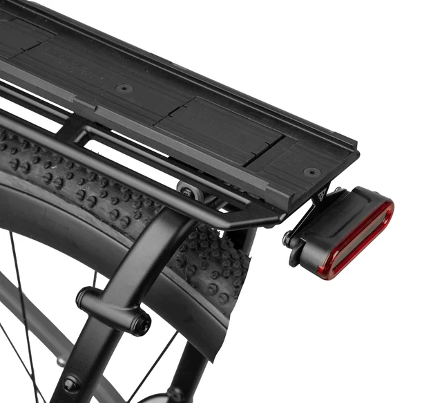 Topeak Rack Redlite 60 Baklys Rød, m/bremselys funksjon 