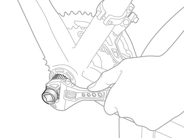 Topeak Vevlageravdrager Shimano och ISIS 