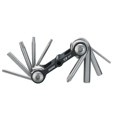Topeak Mini 9 Miniverktøy 9 funksjoner, Neopren veske, 92 gram 