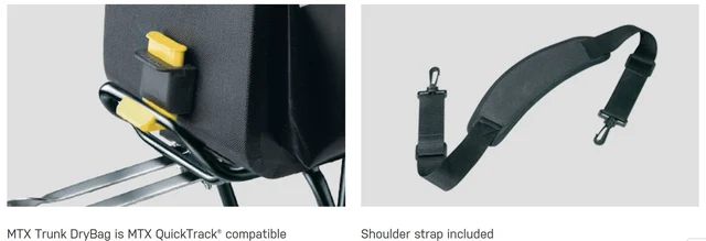 Topeak MTX Trunk Drybag Bagasjeveske Sort, 12,1 liter, 930 gram 