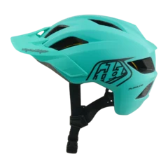 Troy Lee Designs Youth Flowline Hjelm Point Charcoal/Real Teal, Str. Y/OS