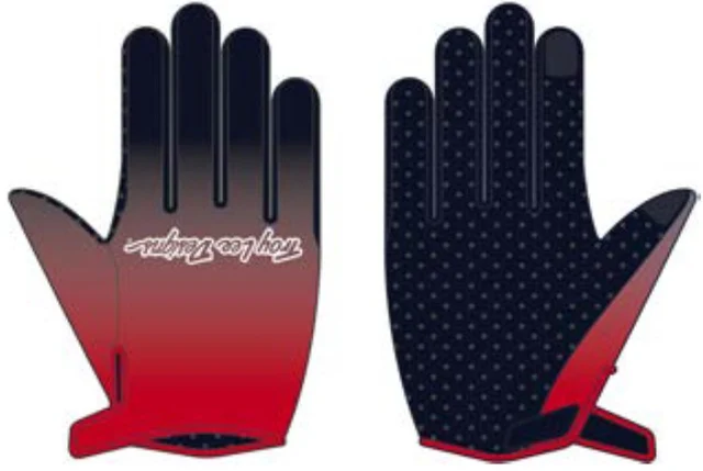 Troy Lee Designs Flowline Hansker Blå, Str. L 