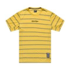 Troy Lee Designs Skyline SS Sykkeltrøye Checked Out Butter, Str. L