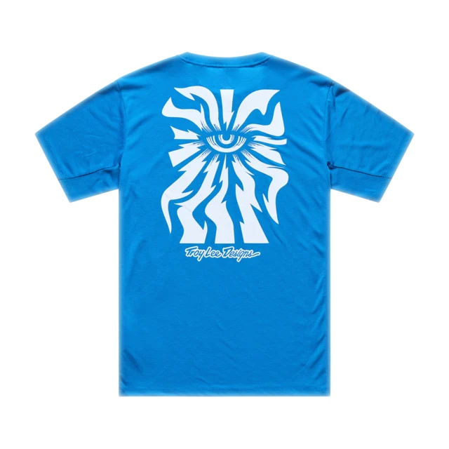 Troy Lee Designs Skyline SS Sykkeltrøye One Eye Aero Blue, Str. XL 