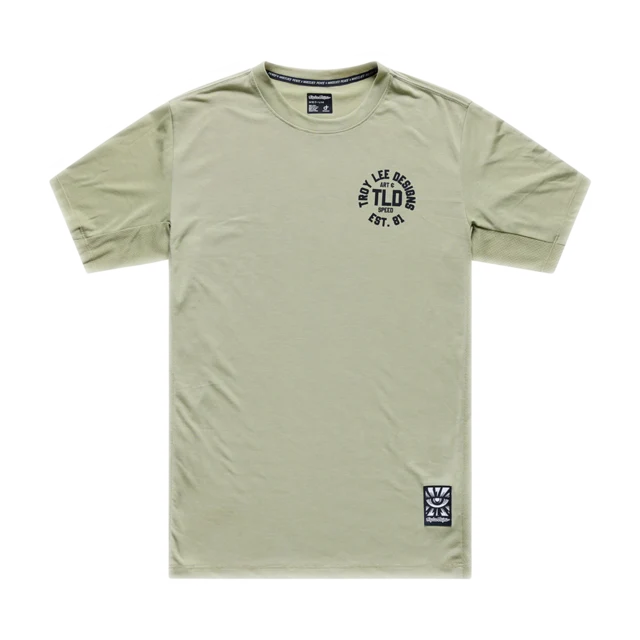 Troy Lee Designs Skyline SS Sykkeltrøye Stamps Sage, Str. L 