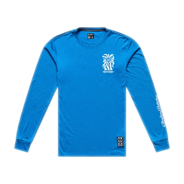 Troy Lee Designs Skyline LS Sykkeltrøye One Eye Aero Blue, Str. L 
