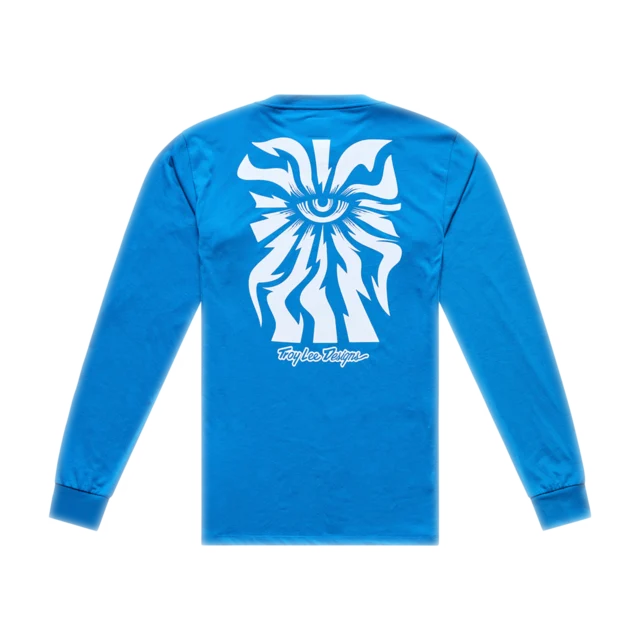 Troy Lee Designs Skyline LS Sykkeltrøye One Eye Aero Blue, Str. L 