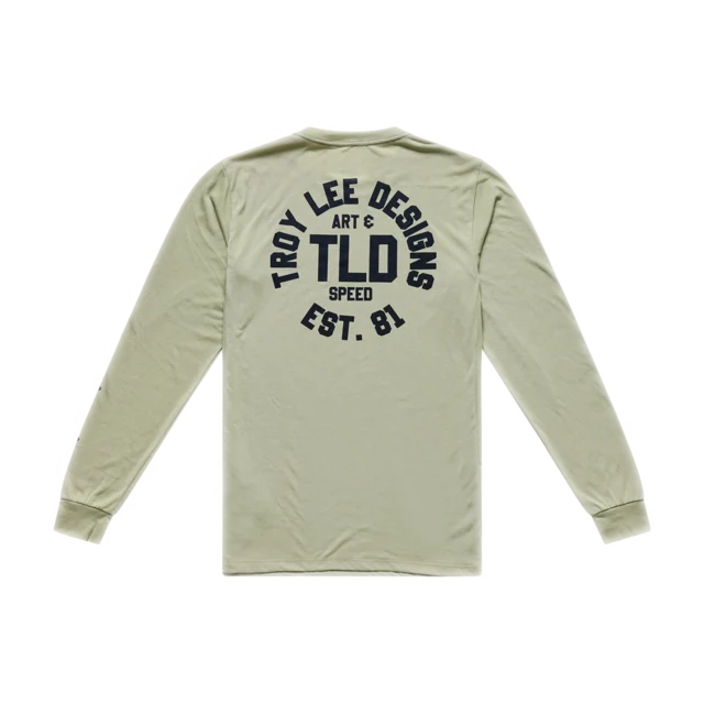 Troy Lee Designs Skyline LS Sykkeltrøye Stamps Sage, Str. L 