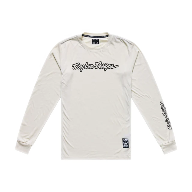 Troy Lee Designs Skyline LS Sykkeltrøye Signature Pumice, Str. XL 