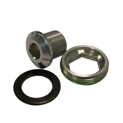 Truvativ M15/M26 krankarm Bolt S&#248;lv, Aluminium, 1stk