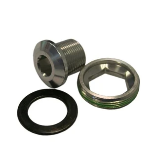 Truvativ M15/M26 krankarm Bolt S&#248;lv, Aluminium, 1stk