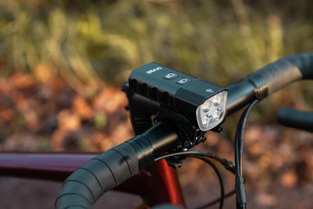 Trygg Polaris Urban 2000L Sykkellys 2000 lumen, Integrert batteri, 246 gram 