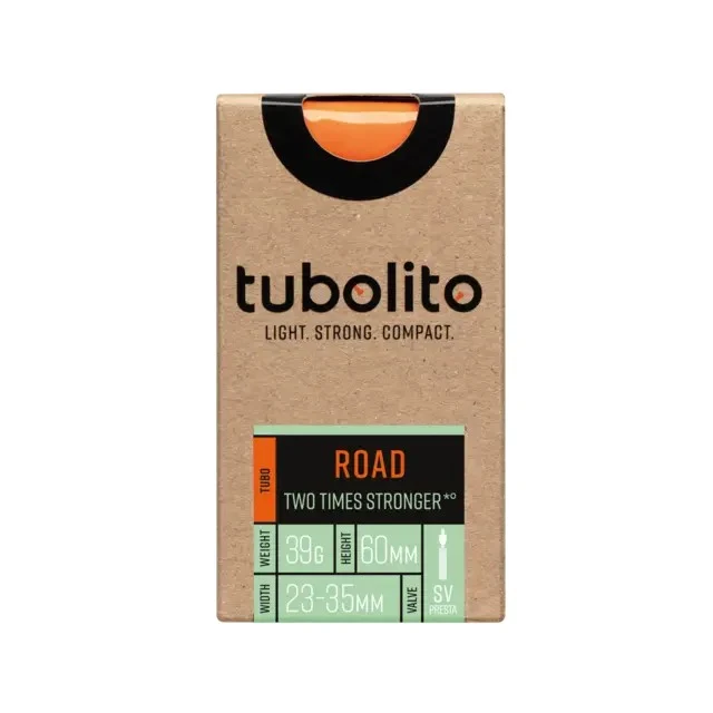 Tubolito Tubo ROAD 28" Slange 23/35-622mm, Presta 60 mm, 39 g 