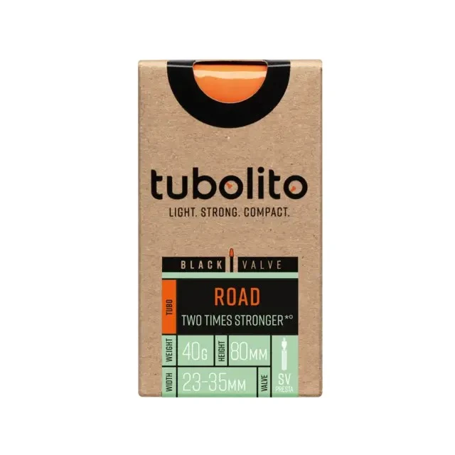 Tubolito Tubo ROAD 28" Slange 23/35-622mm, Presta 80 mm, 40 g 