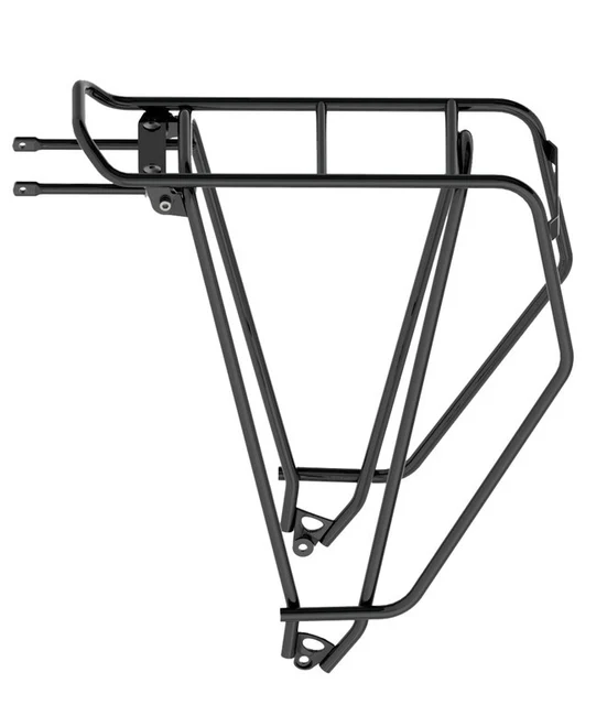 Tubus Cargo Evo 28" Pakethållare Svart, CrMo, 668g, Maks 26 kg 
