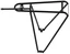 Tubus Fly Evo 26&quot;/28&quot; Paketh&#229;llare Svart, CrMo, 350g, Maks 20kg