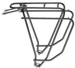 Tubus Logo EVO 26/28&quot; Bagasjebrett Sort, CrMo, 600 gram, Maks 26 kg