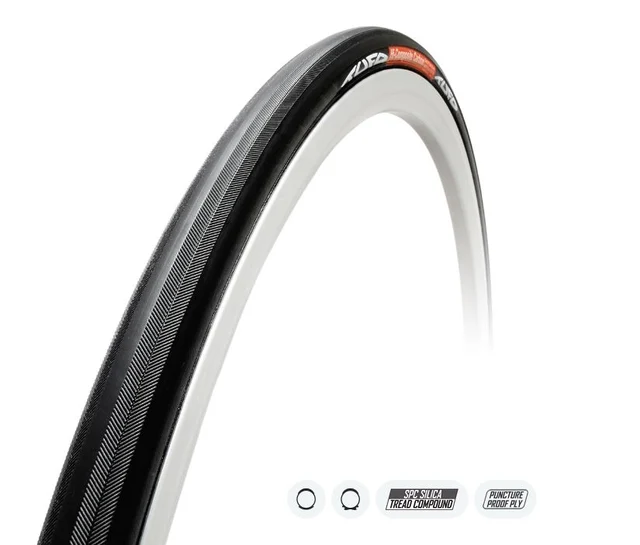 Tufo Hi-Composite Carbon 25 Pariser Dekk Sort, 700x25, 240 TPI, 6-8 Bar, 300 gr 