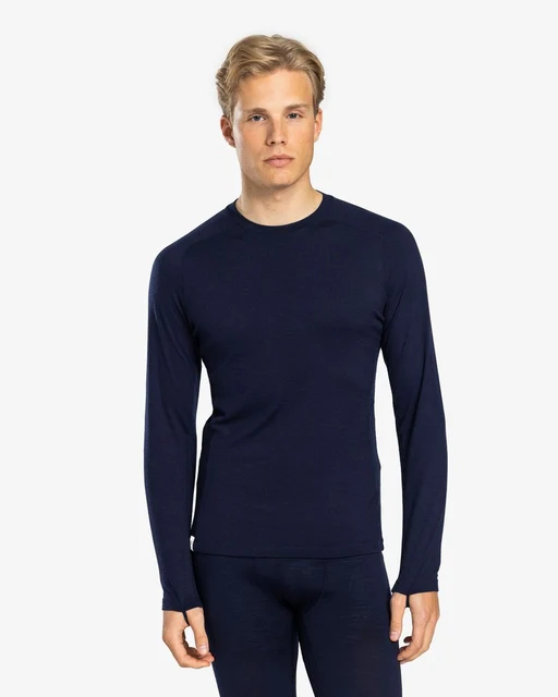 Ulvang Hero Crew Män Base Layer Topp 100 % RWS merinoull 