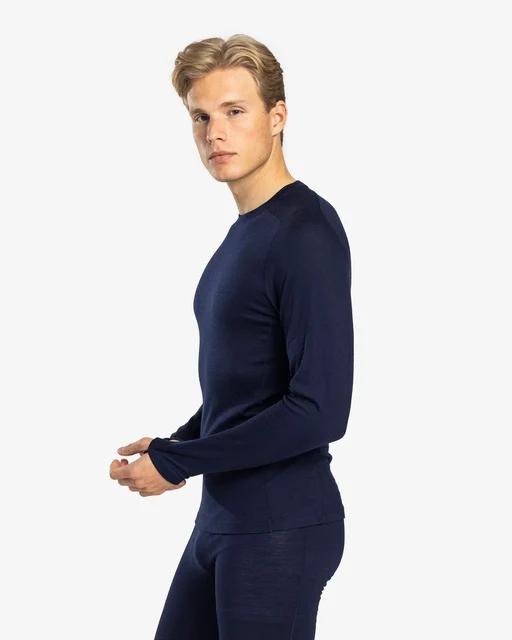 Ulvang Hero Crew Män Base Layer Topp 100 % RWS merinoull 
