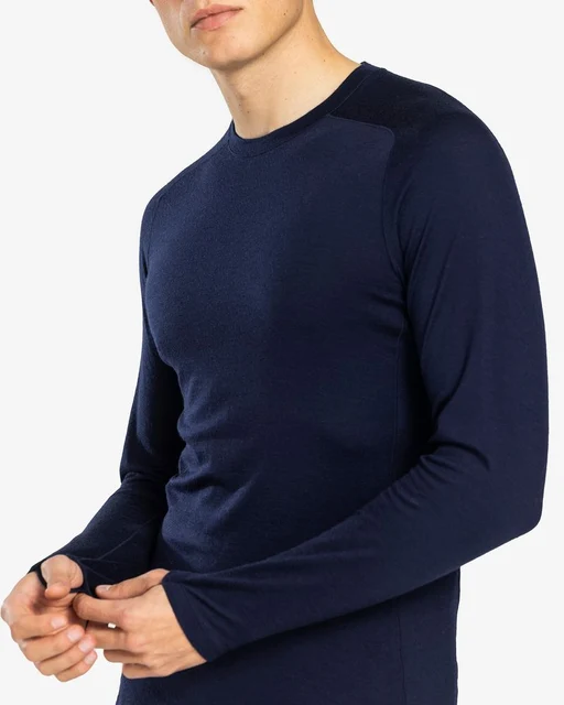 Ulvang Hero Crew Män Base Layer Topp 100 % RWS merinoull 