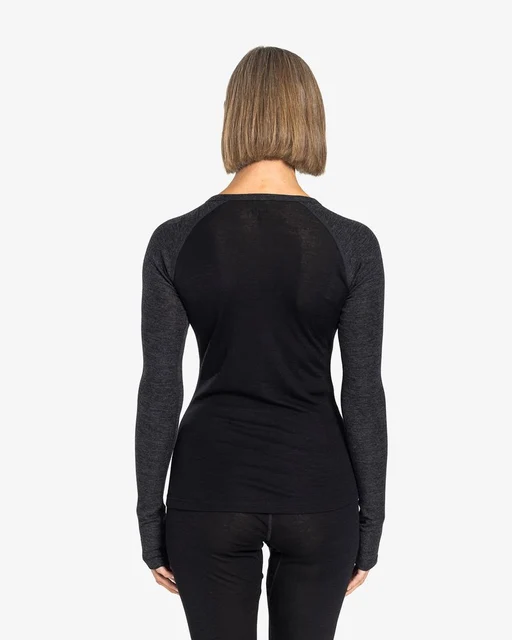 Ulvang Rav Base Crew Dam Base Layer Topp Extremt mjuk och klådfri ullblandning 