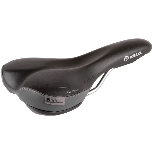 Velo Flex PRO Racing Sete Sort, 160 x 267mm, stål rails, 363 g 