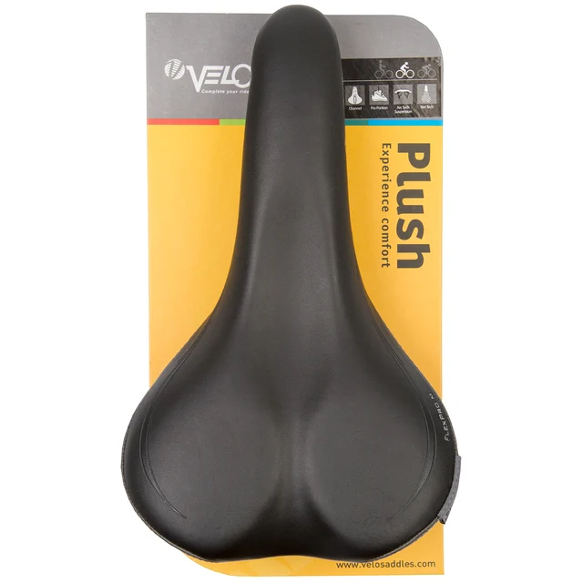 Velo Flex PRO Racing Sete Sort, 160 x 267mm, stål rails, 363 g 