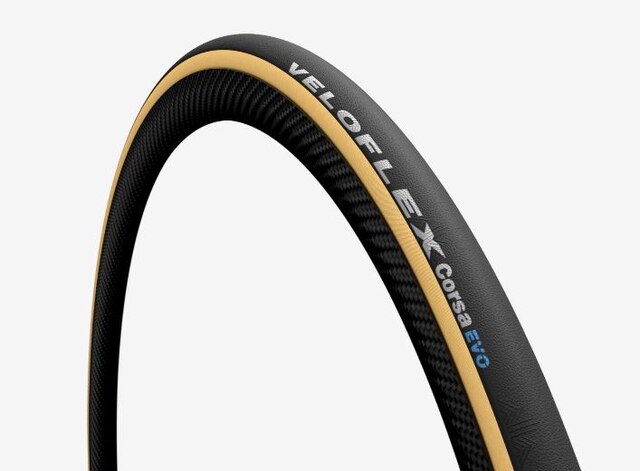 Veloflex Corsa EVO Dekk Brun, 25mm 