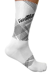 VeloToze Aero Sokker Hvit, Str. S/M (37-42,5)