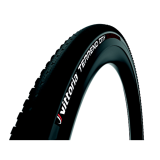 Vittoria Terreno Dry CX Dekk Sort, 40-622/700x38c, G2, TNT, 410 g