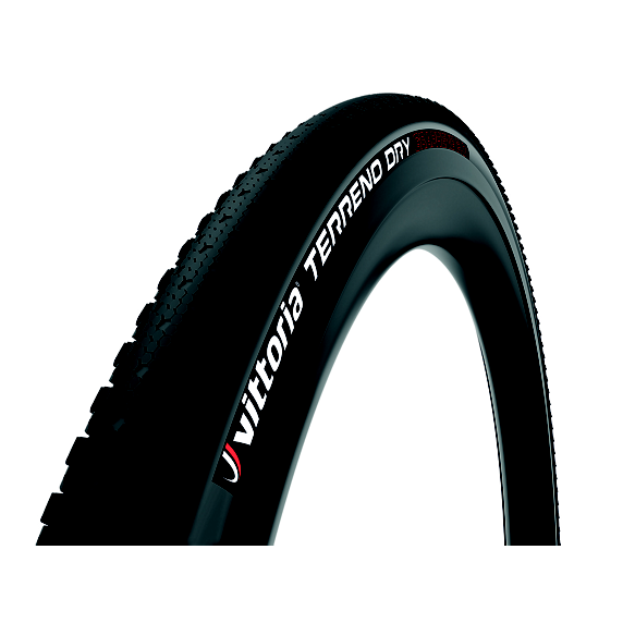 Vittoria Terreno Dry CX Dekk Sort, 40-622/700x38c, G2, TNT, 410 g 